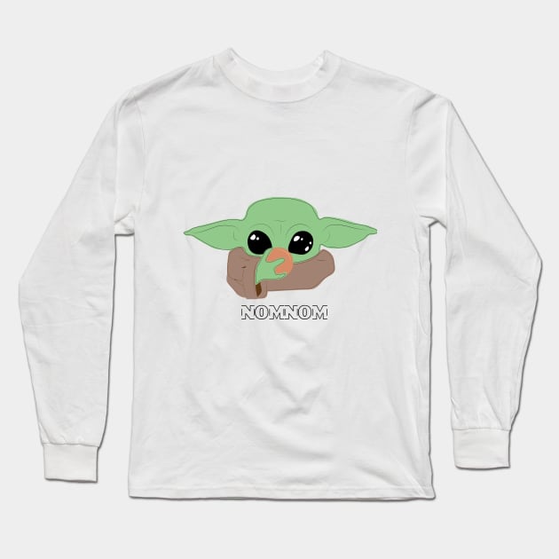 Nom Nom Long Sleeve T-Shirt by IkigaiGal